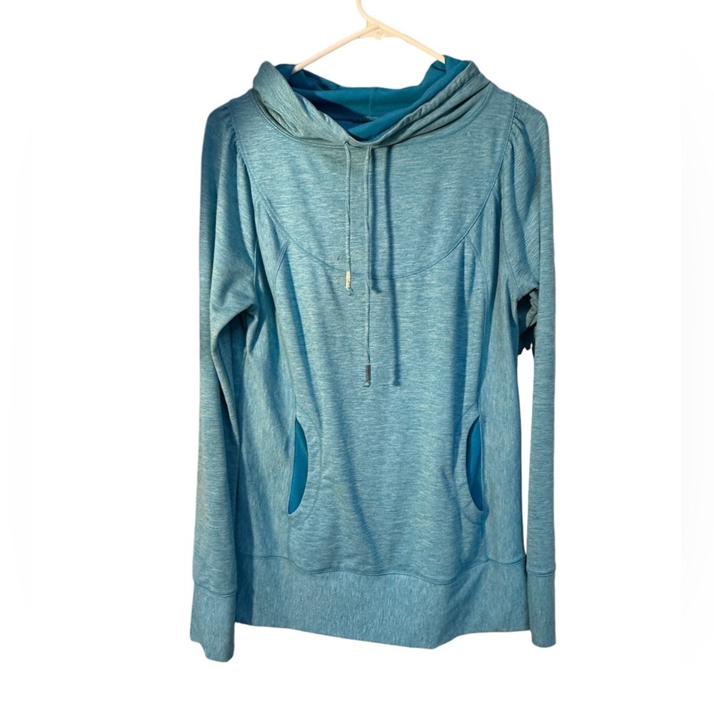 prAna Women's Electro Blue Ember Top - Picture 2 of 7
